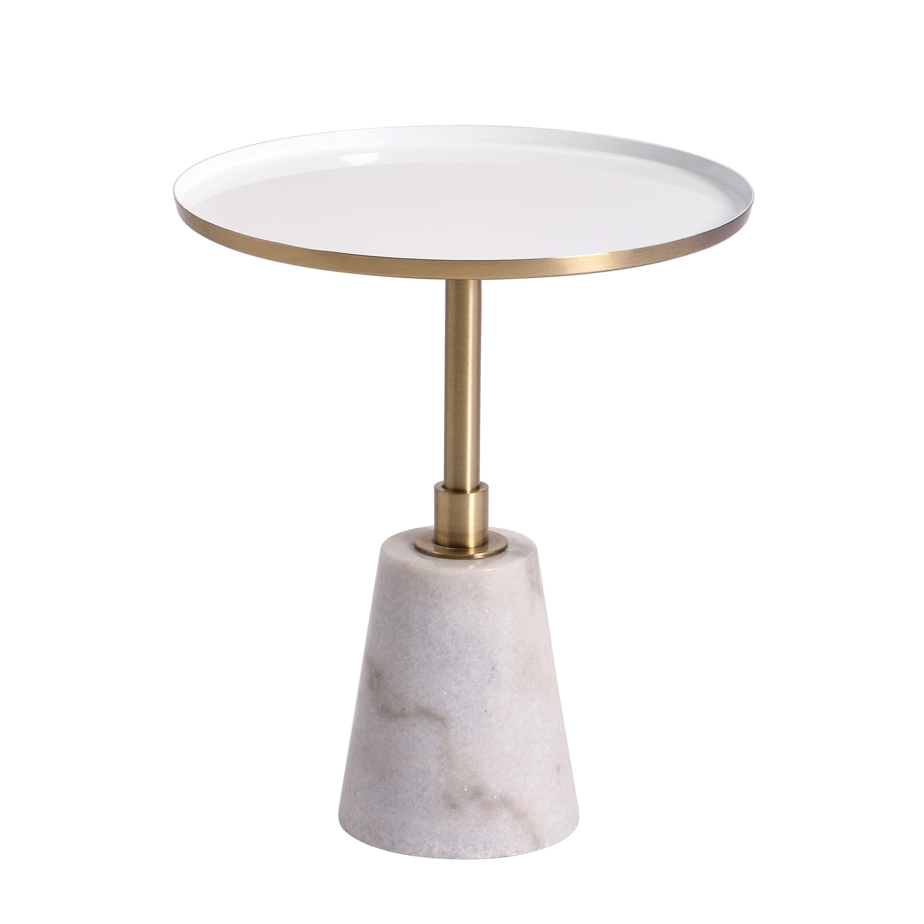 Rundt sidebord/bakkebord